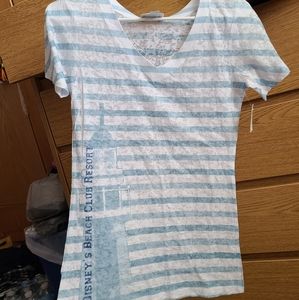 NWT Disney's Beach Club Resort V-neck shirt